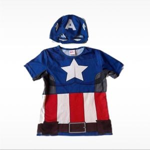EUC - Boys Captain America Costume (2piece)